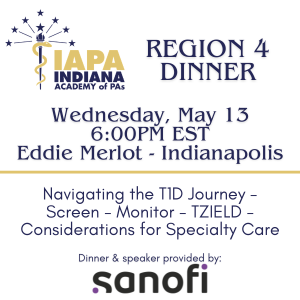 Graphic to May 13 Regional Dinner in Indianapolis